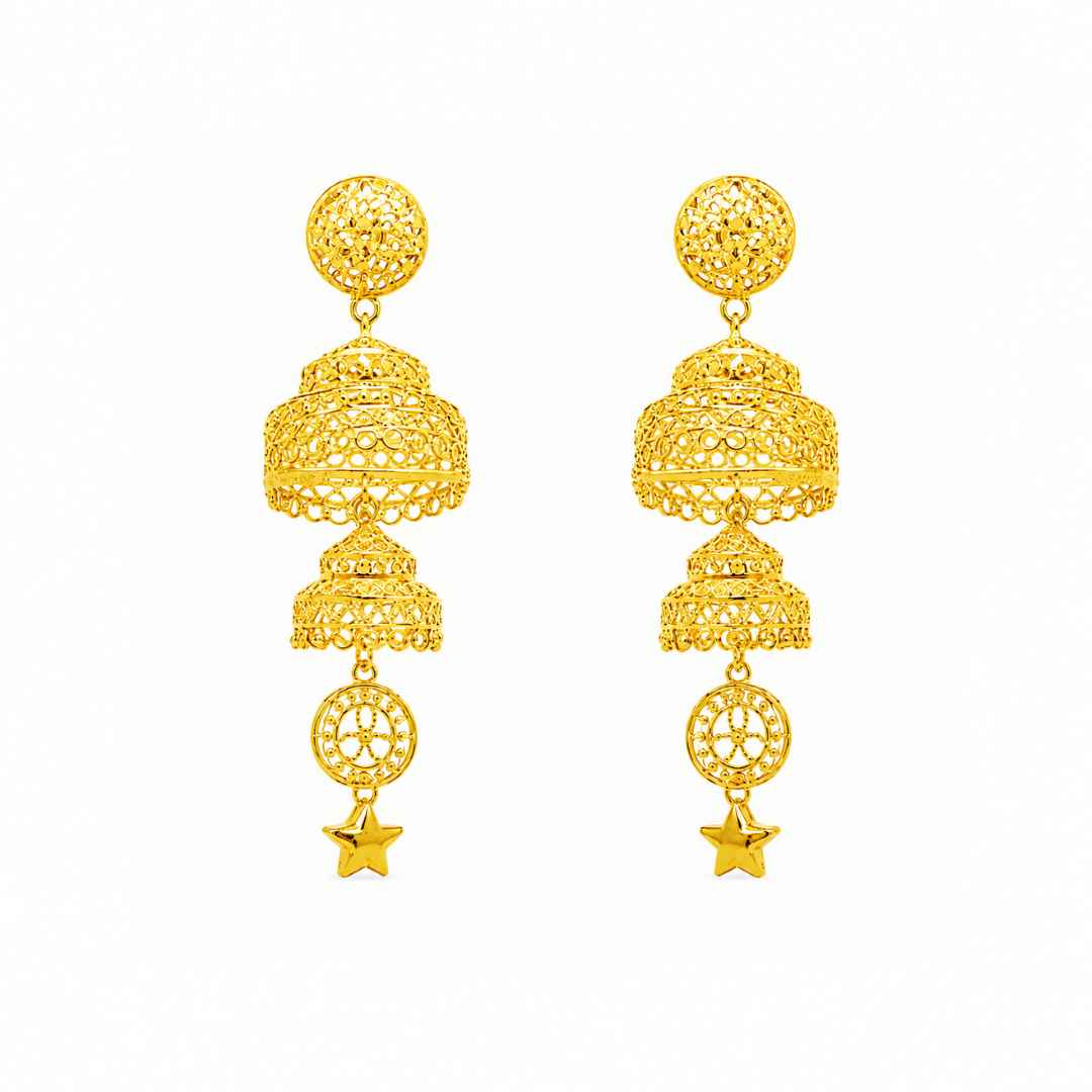 Ruby Gold Jhumka