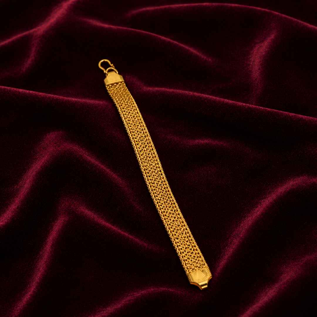 Premium Gold Gents Bracelet