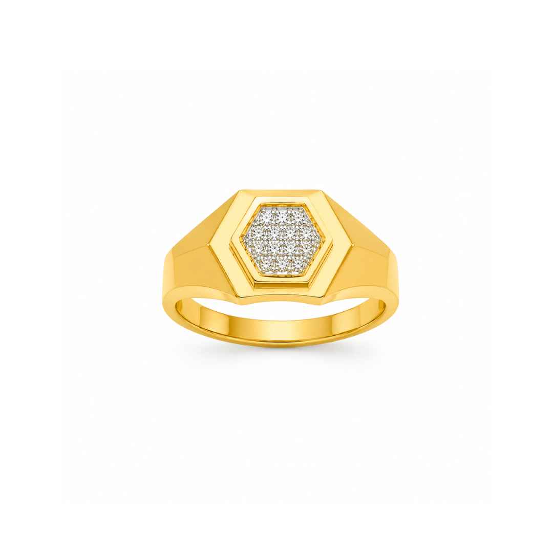 Luxury Gold Gents Ring