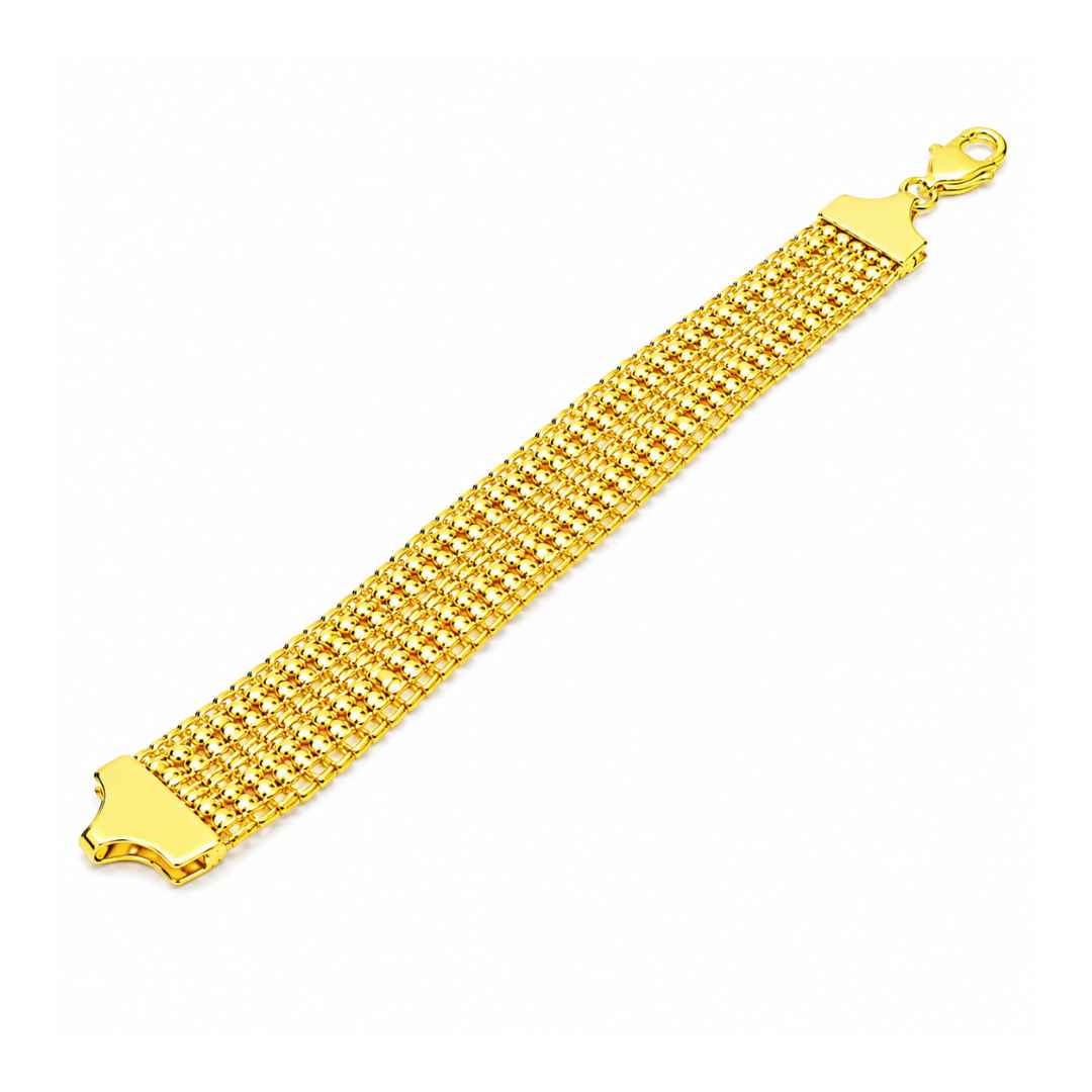 Heavy Chain Gold Bracelet