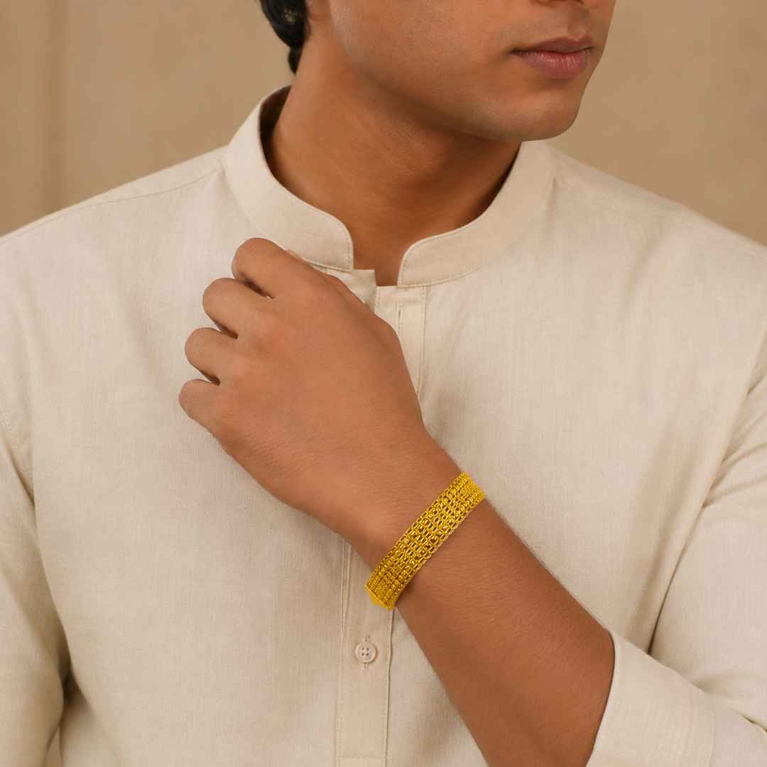 Heavy Chain Gold Bracelet