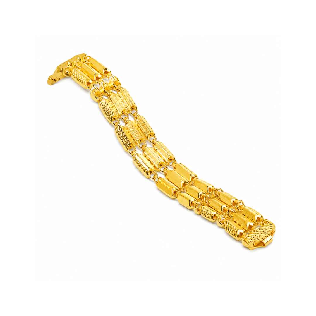 Rope Chain Gold Bracelet
