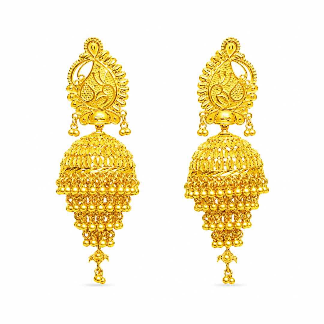 Pearl Gold Jhumka
