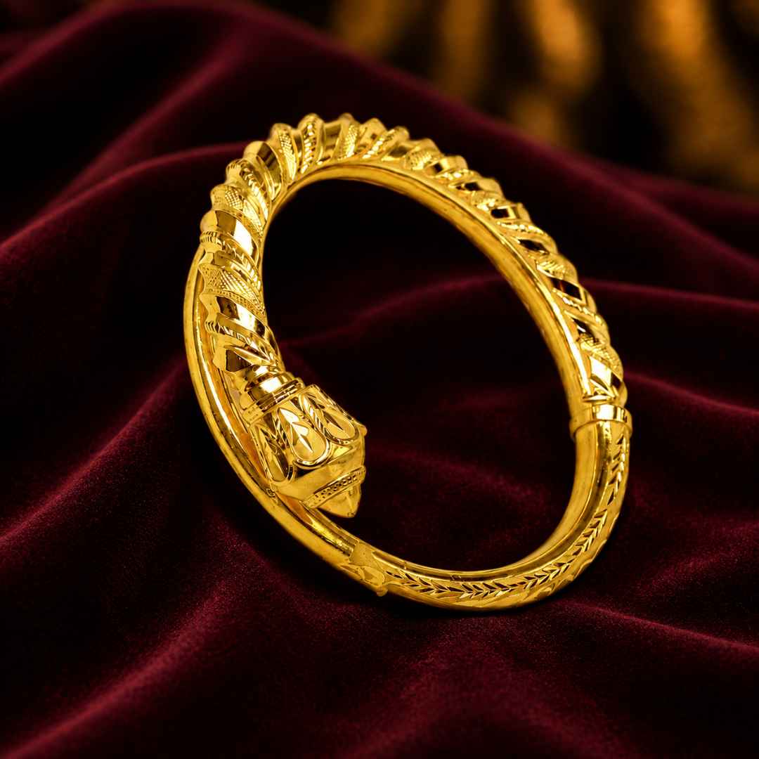 Minimalist Single Gold Bangles