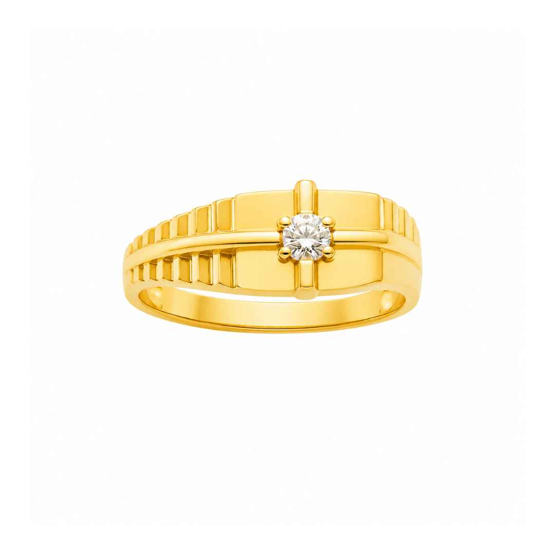 Signature Gold Gents Ring