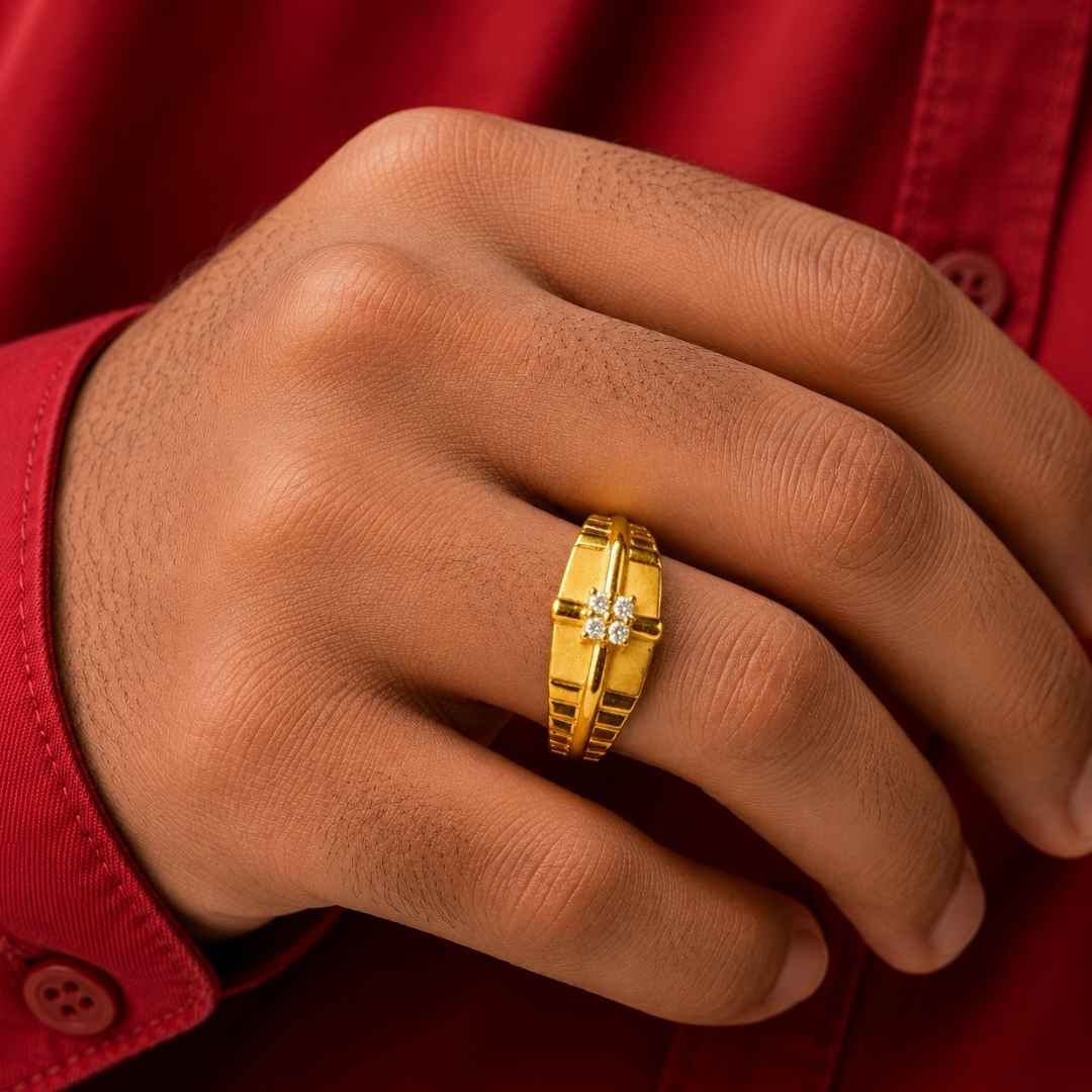 Signature Gold Gents Ring
