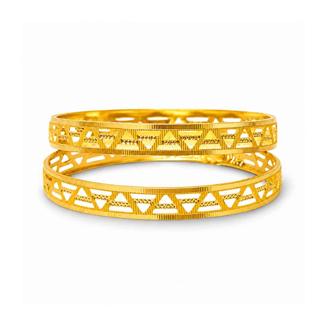 Little Charm Gold Baby Bangle