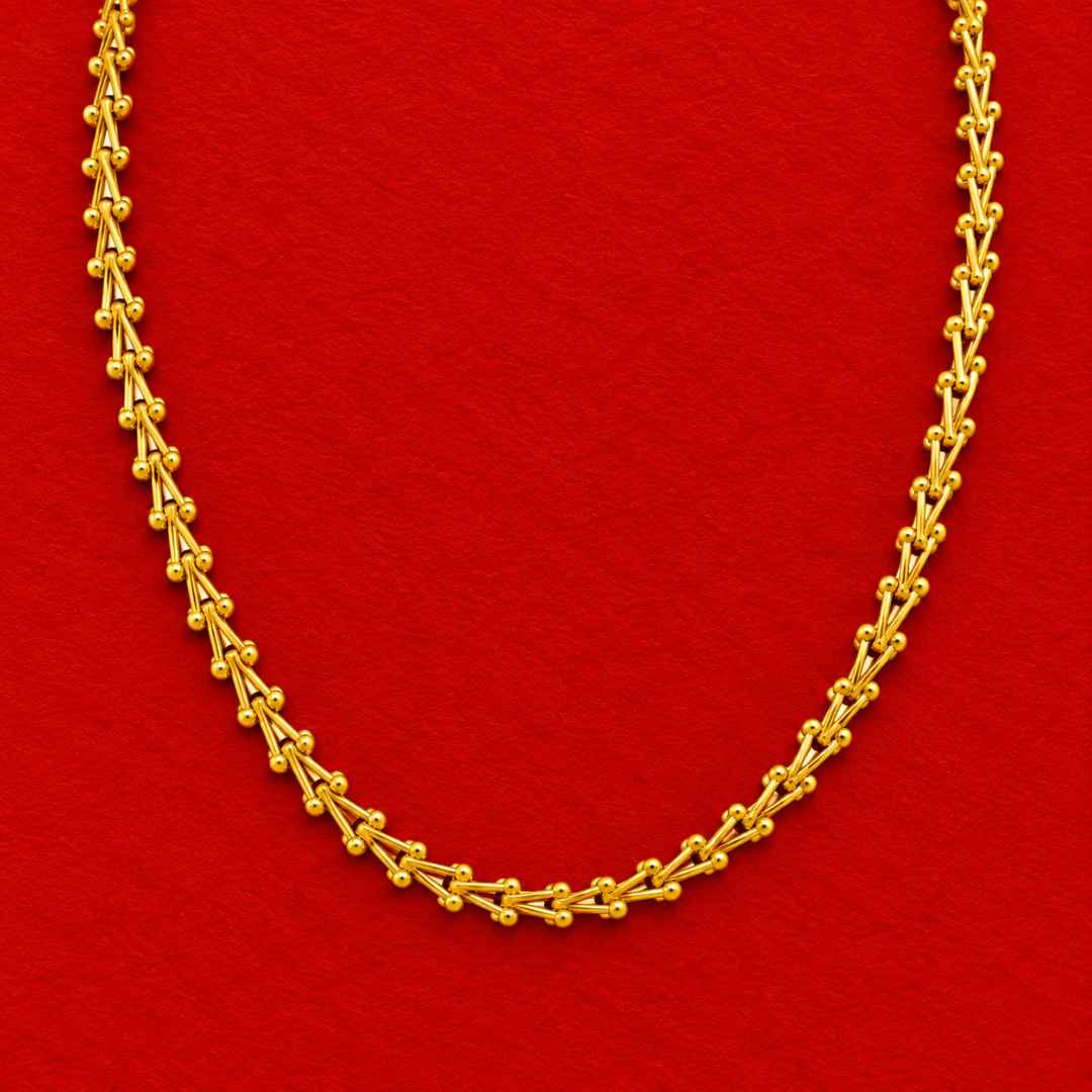 Contemporary Link Gold Chain