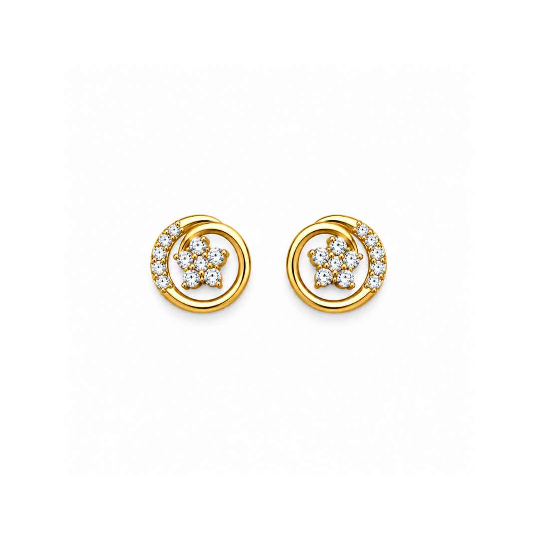 Celestial Bloom Diamond Earrings