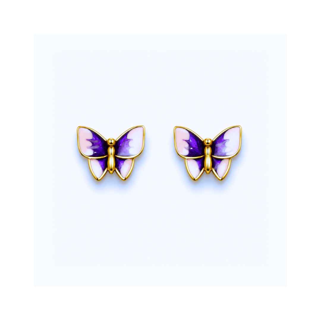 Golden Drop Gemstone Silver Earrings