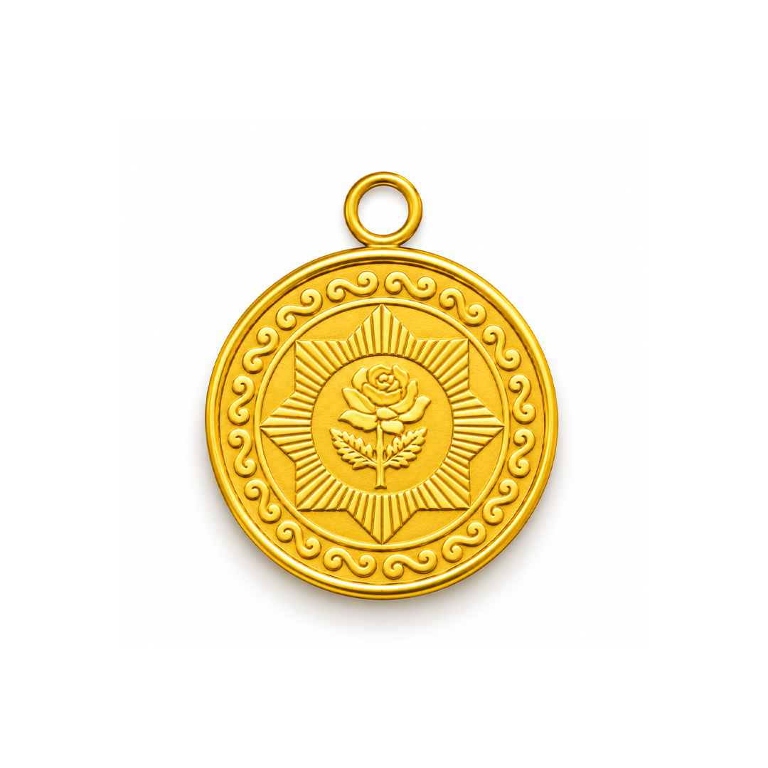 Classic Bloom Gold Locket
