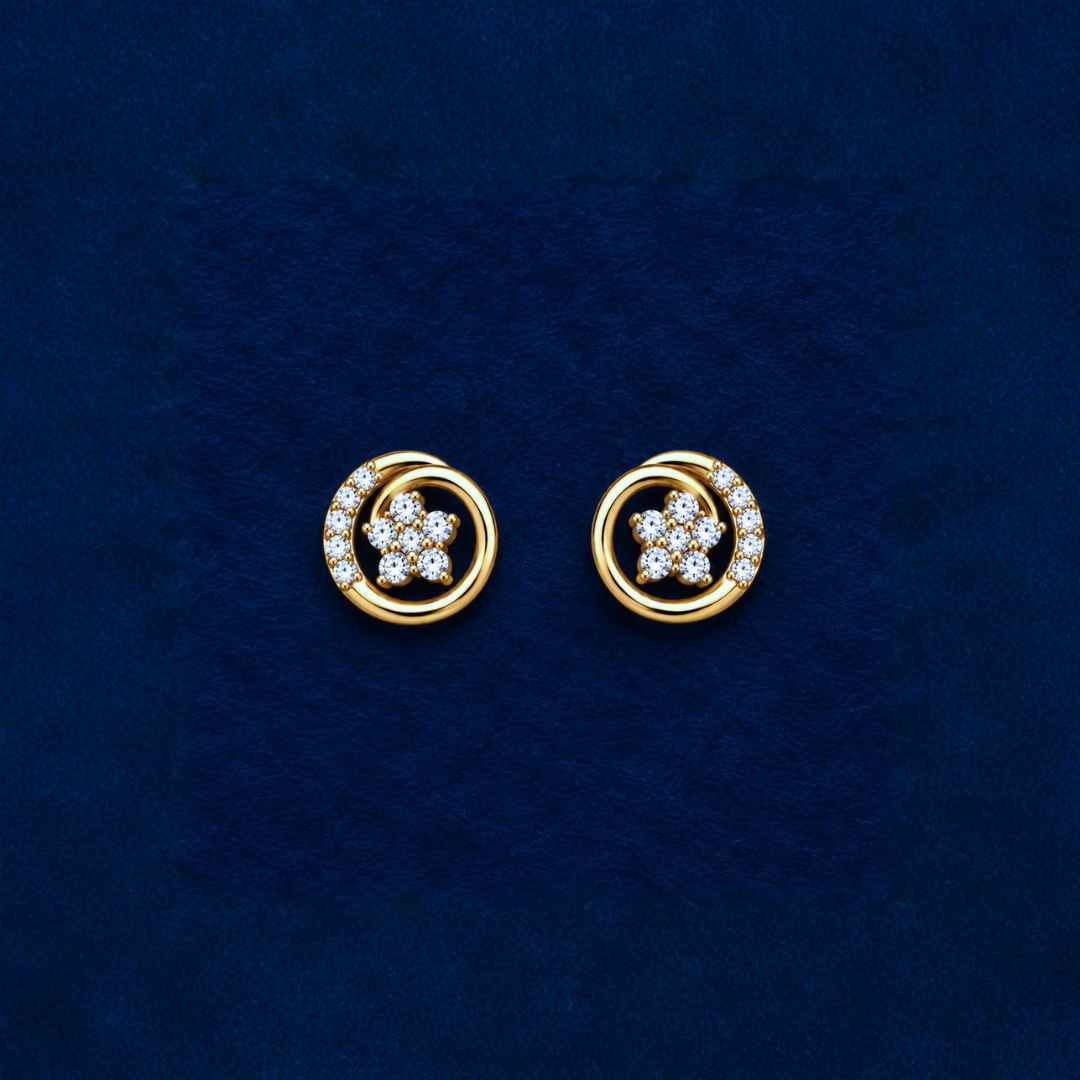 Celestial Bloom Diamond Earrings