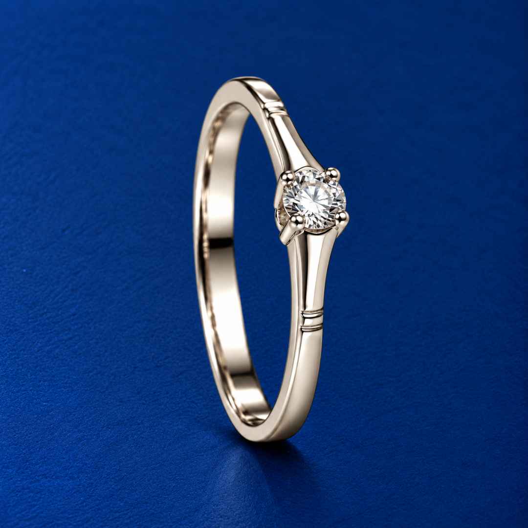 PL Classic Diamond Solitaire Ring