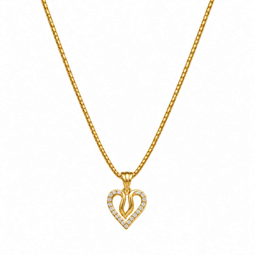 Diamond Embrace Heart Pendant