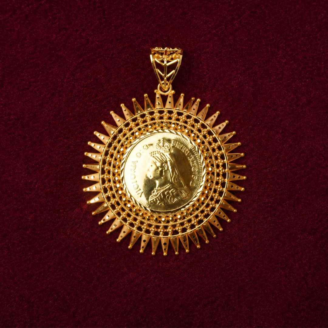 Minimalist Gold Pendant