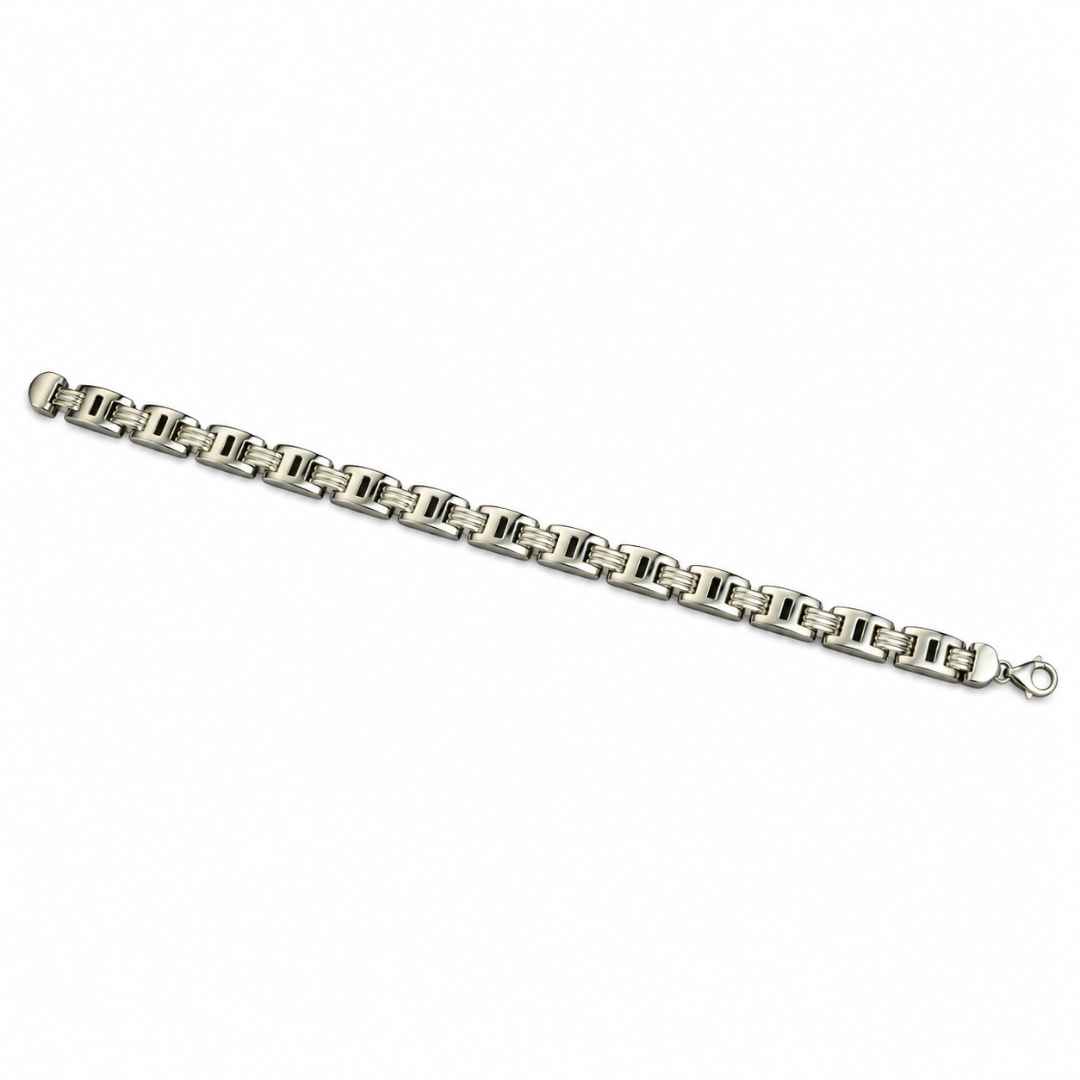 Classic Silver Link Wristlet