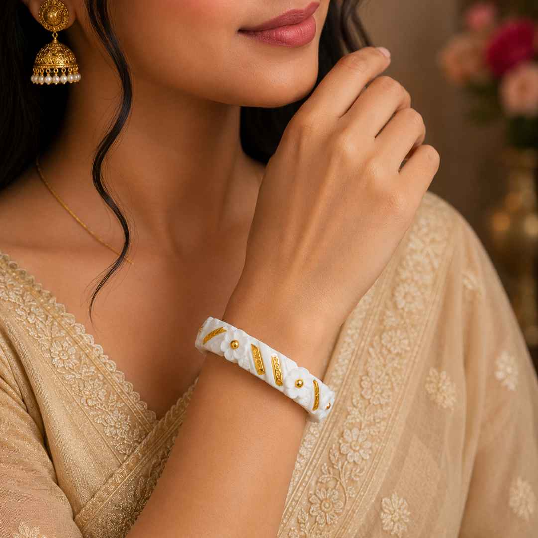 Classic Shankha Gold Bangles