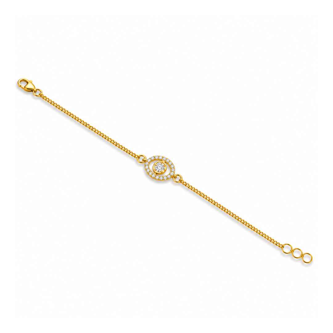 Circular Diamond Bracelet