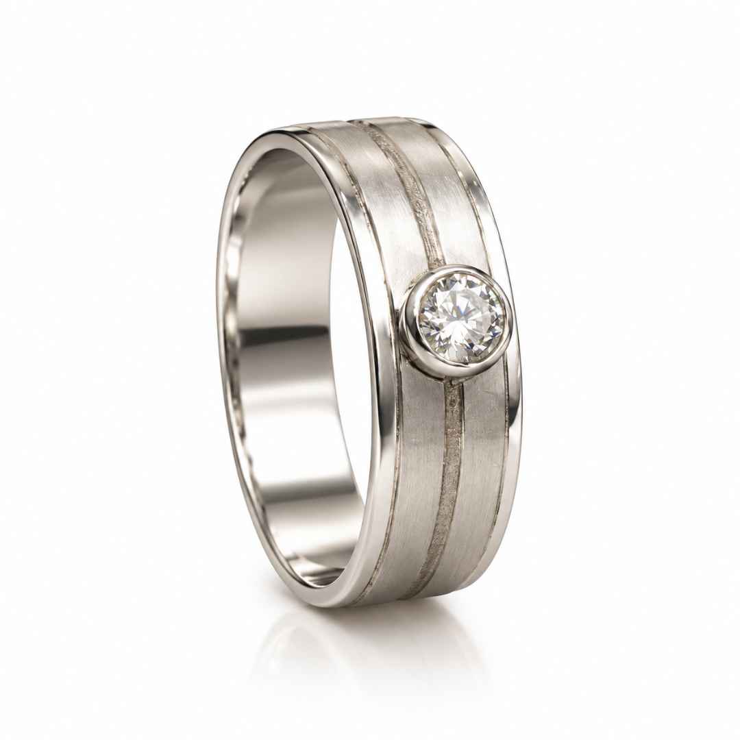 PL Geometric Diamond Link Ring