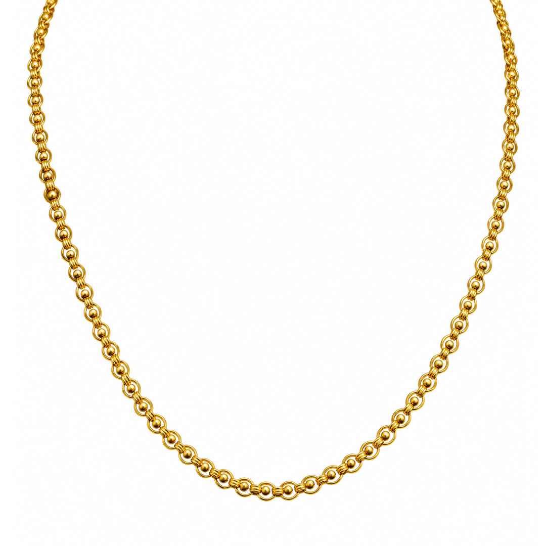 Classic Beaded Gold Chain