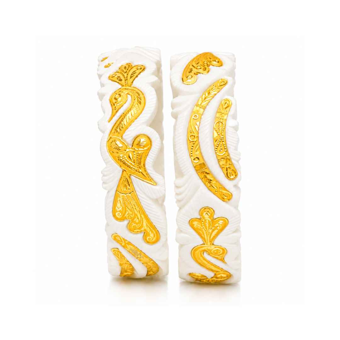 Luxury Shankha Gold Bangles